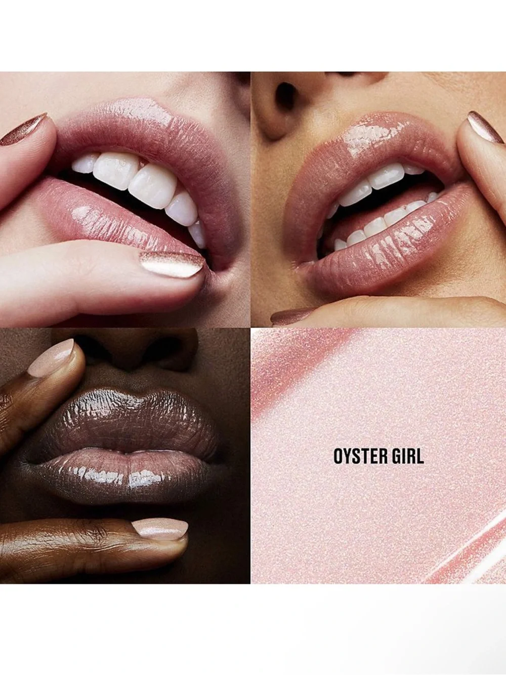 MAC Cosmetics | Lipglass 305 Oyster Girl - Nude Pink Shimmer